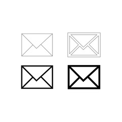 Simple Envelope Icons Versatile Email & Messaging Symbols