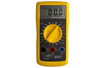 Fototapeta premium Digital multimeter. Display turned on