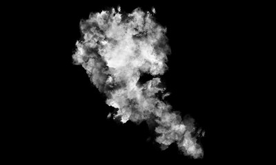 Soft Smoke Stream in Monochrome – Background Design Element

