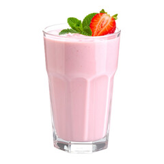 Milk shake isolated on white background