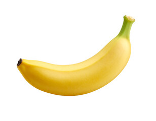 Banana isolated on transparent background