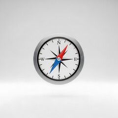 Modern Compass Icon Navigation, Direction, Guidance, Exploration, Travel