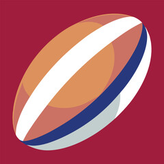 Vector illustration of a volleyball and basketball with some design elements