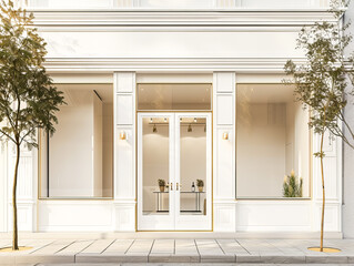 luxury storefront boutique	