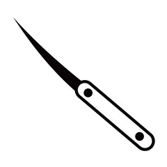 knife vector silhouette , clip art, and symbol. Shilhouette of  knife concept and simple design