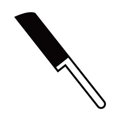 knife vector silhouette , clip art, and symbol. Shilhouette of  knife concept and simple design