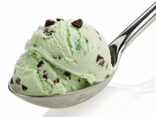 Delicious chocolate ice cream dessert in a glass, with rich brown sauce and a sweet, cold, gourmet finish