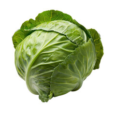 Obraz premium Fresh green cabbage with vibrant leaves, showcasing its natural texture and color, perfect for healthy meals and salads