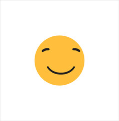 cute and happy Emoticon vector emoji