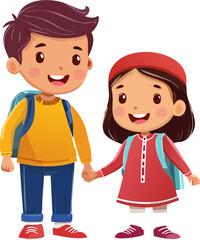 Fototapeta premium Mutlu çocuklar 