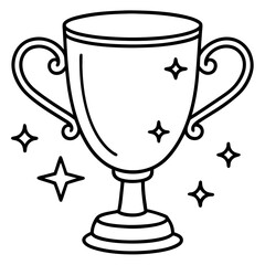 Minimalist Celebration Cup Icon