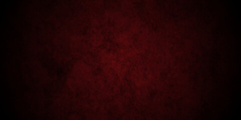 Dark red background with grunge studio texture, smooth wall grungy painted red backdrop background, bright textures on black paper background.	
