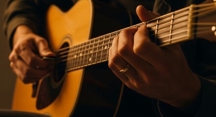 Acoustic guitar melodies performed with passion and soul, capturing the essence of musical artistry