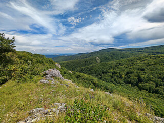 Rocky Viewpoint on Kemesnye-bérc Ridge
