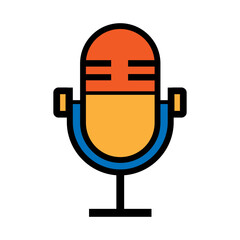 illustration, microphone, music, mic, song, sound, karaoke, audio, entertainment, icon, vector, lyrics, club, party, musical, performance, design, art, disco, show, symbol, stage, radio, logo, sign,