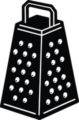 Box Grater Kitchen Tool Silhouette
