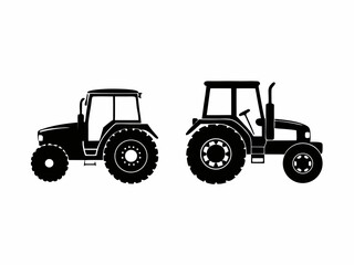 Obraz premium tractor isolated on white background