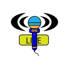 illustration; microphone; music; mic; song; sound; karaoke; audio; entertainment; icon; vector; lyrics; club; party; musical; performance; design; art; disco; show; symbol; stage; radio; logo; sign; r