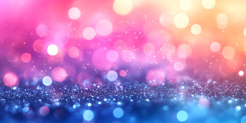 Abstract blur light on sea and ocean, clear water close up colorful background.