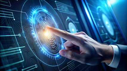 Interactive Digital Interface Exploring the Future of Technology