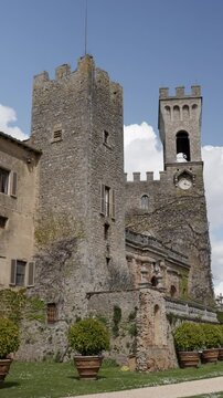 Castello orsini odescalchi in bracciano, italy, majestic medieval fortress. Action