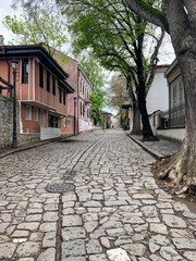 old town in the city of Plovdiv, Bulgaria