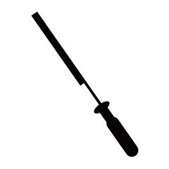 Building tools vector silhouette , clip art, and symbol. Shilhouette of building tools concept and simple design