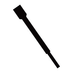 Building tools vector silhouette , clip art, and symbol. Shilhouette of building tools concept and simple design