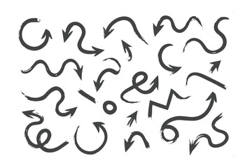 Navigating the Path: A collection of hand-drawn arrows, symbolizing direction, guidance, and movement. Each arrow, with its unique style, invites the eye to explore.