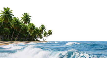Tropical Beach Scene