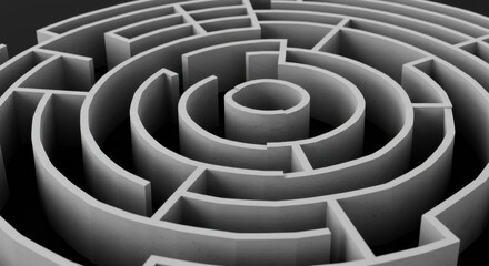 Circular labyrinth design