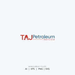 Taj Petroleum Service logo, Dynamic Taj Petroleum Service Brand Mark
