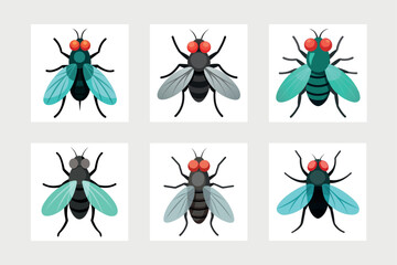  Fly logo icon vector illustration.
