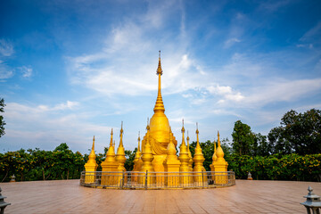 The Golden Pagoda in northern Thailand