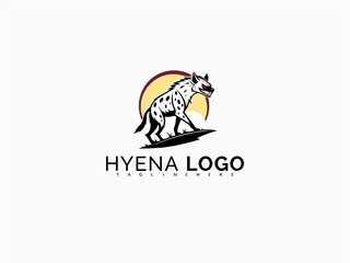 Powerful Hyena Face Vector Logo in Snarling Profile View. Great for Outdoor Company Branding, Rugged Patch Artwork, Wildlife Stickers, and Strong T-Shirt Label Designs.

