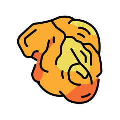 ceramic color flat icon for digital and print projects. Building materials.