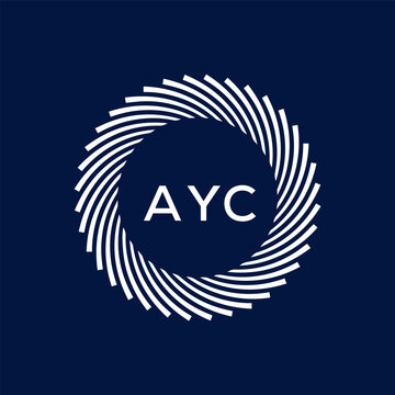 AYC Letter Initial Logo Design Template Vector Illustration