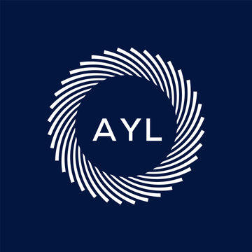 AYL Letter Initial Logo Design Template Vector Illustration