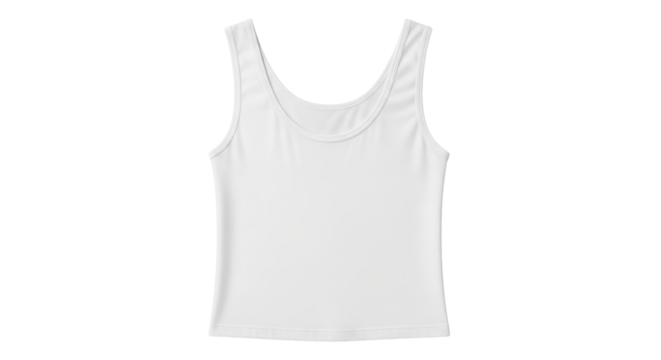 Isolated White Tank Top