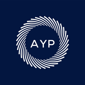 AYP Letter Initial Logo Design Template Vector Illustration