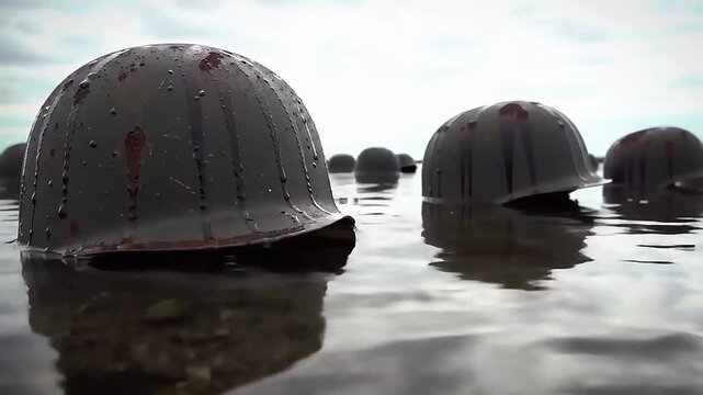 Abandoned helmets
