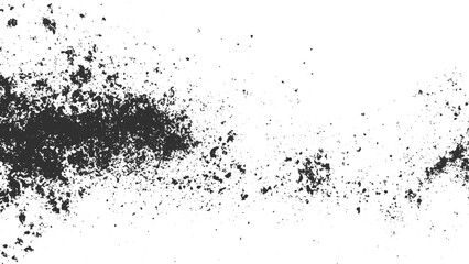 Dark scratched grunge background. Abstract black paint splatter   background. Abstract textured effect. Vector Illustration. 