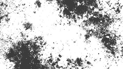 Texture  old surface on black background with white scratches. Grunge background of black and white. Dirty monochrome pattern of the old worn surface.