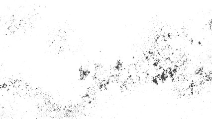 Obraz premium Overlay for interesting effect. Isolated on white background. Monochrome texture composed of irregular graphic elements. Vector grunge abstract texture.