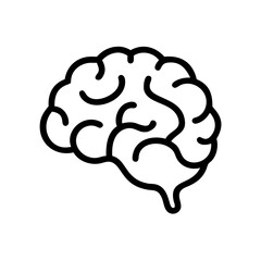human brain vector illustration