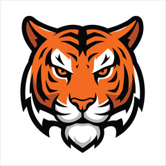 Tiger Head Logo Vector Illustration