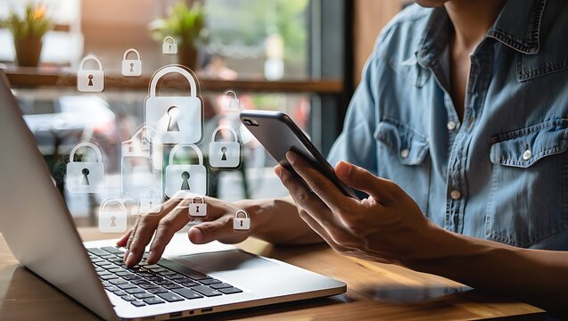 Online Security, Privacy, and Protection A Comprehensive Guide to Safeguarding Your Digital Life, Data, and Devices from Cyber Threats, Attacks, and Risks - Powered by Adobe