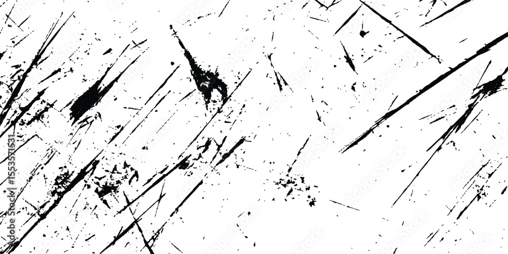 Poster vintage grunge scratches texture isolated on white background. abstract scratch marks on a white sur