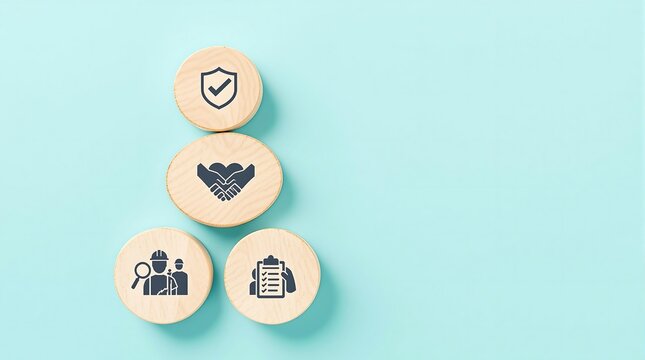 Business partnership agreement contract teamwork collaboration safety checklist inspection concept idea