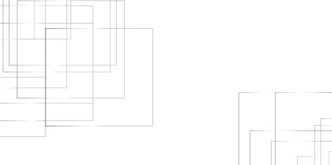 Abstract seamless random geometric black, gray lines pattern on a transparent background design. Vector for presentation. Modern minimal and clean white gold background with shadows.